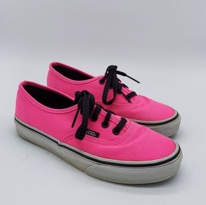 Vans Low Neon Pink Sneakers